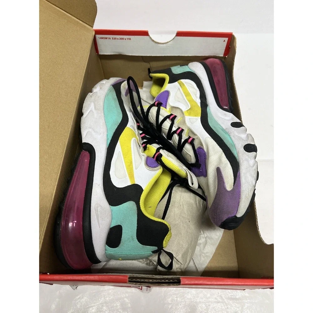 Nike Air Max 270‎ React Youth Running Sneakers Shoes 5.5Y